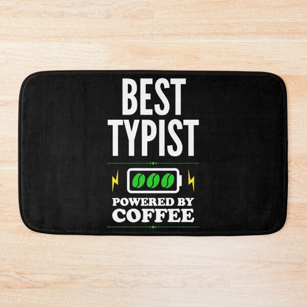 Item preview, Best Typist Powered By Coffee for Typist designed and sold by SVPOD.