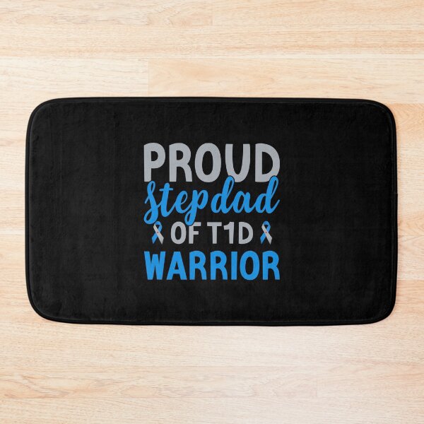 Item preview, Proud Stepdad Of T1d Warrior - Diabetes Awareness Type 1 diabetes designed and sold by T-shirt For You.