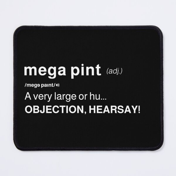 Item preview, Funny Mega Pint Definition I Sarcastic Megapint Red Wine  designed and sold by MarioShirtWorld.