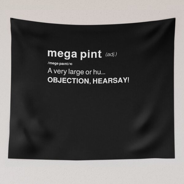 Item preview, Funny Mega Pint Definition I Sarcastic Megapint Red Wine  designed and sold by MarioShirtWorld.