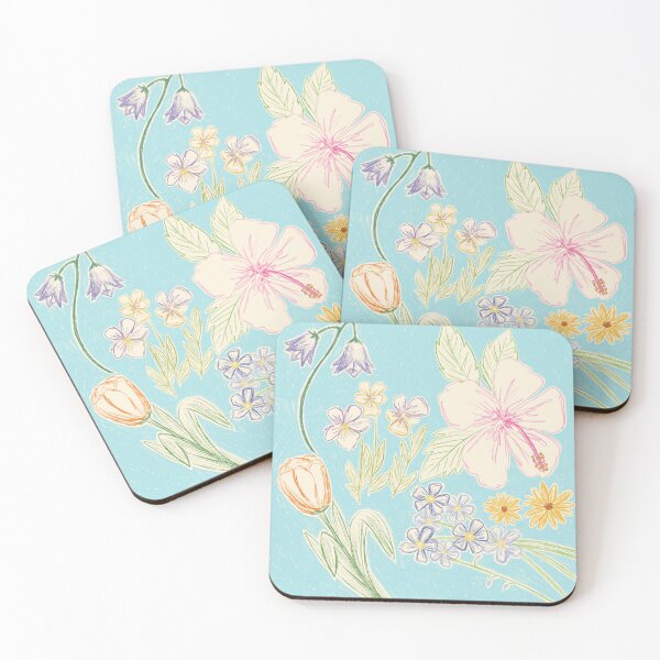 Item preview, Summer Flowers Sketch designed and sold by ArtByAnnaViola.