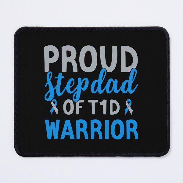 Item preview, Proud Stepdad Of T1d Warrior - Diabetes Awareness Type 1 diabetes designed and sold by T-shirt For You.