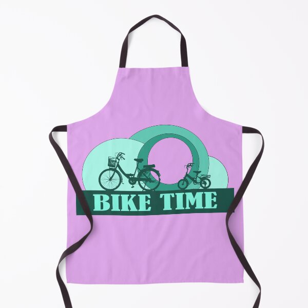Item preview, Two bicycles silhouette on abstract pastel green background titled Bike time designed and sold by Goliardika-Shop.