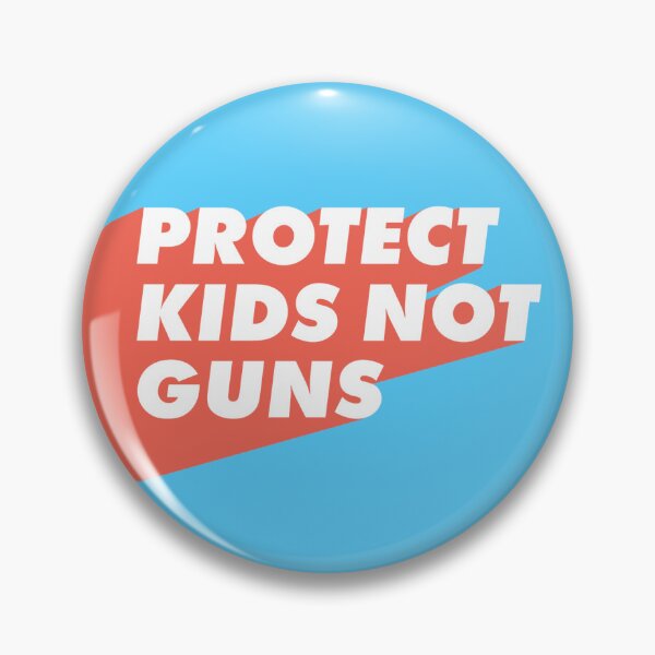 Item preview, Protect Kids Not Guns Sticker - Blue and Red designed and sold by Tender Riot Stickers.