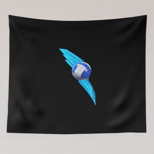 Item preview, Volleyball Blue Bolt 11 Sticker designed and sold by dianesandraon.
