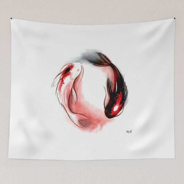 Aperçu de l'œuvre Yin Yang Koi Fish créée et vendue par MilicaaD.