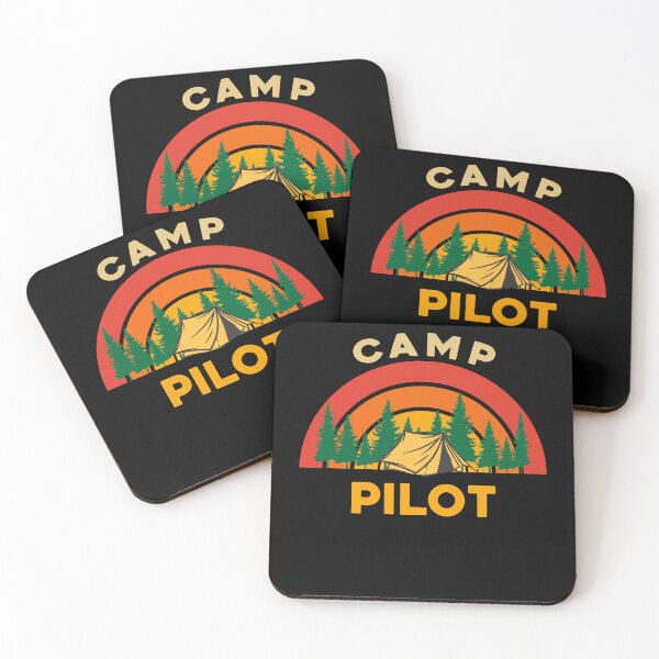 Item preview, Camp Pilot Design for Camping Lovers designed and sold by sleeksy.