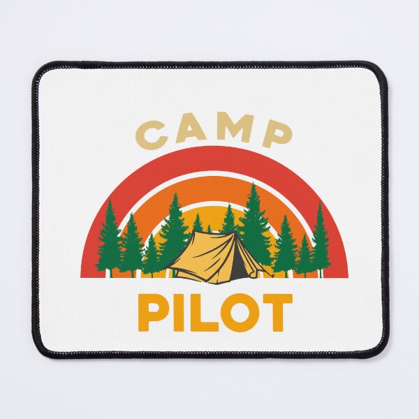 Item preview, Camp Pilot Design for Camping Lovers designed and sold by sleeksy.
