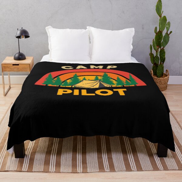 Item preview, Camp Pilot Design for Camping Lovers designed and sold by sleeksy.