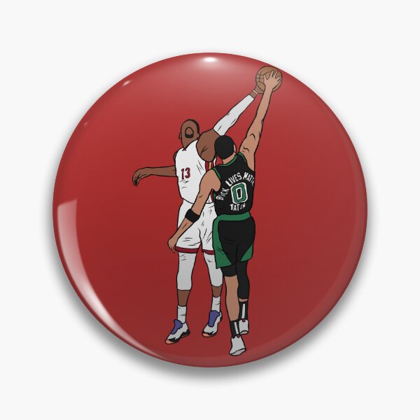Item preview, Bam Adebayo Blocks Jayson Tatum designed and sold by RatTrapTees.