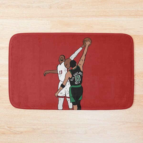 Item preview, Bam Adebayo Blocks Jayson Tatum designed and sold by RatTrapTees.