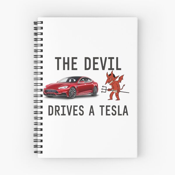 Item preview, THE DEVIL DRIVES A TESLA designed and sold by sweatshop22.