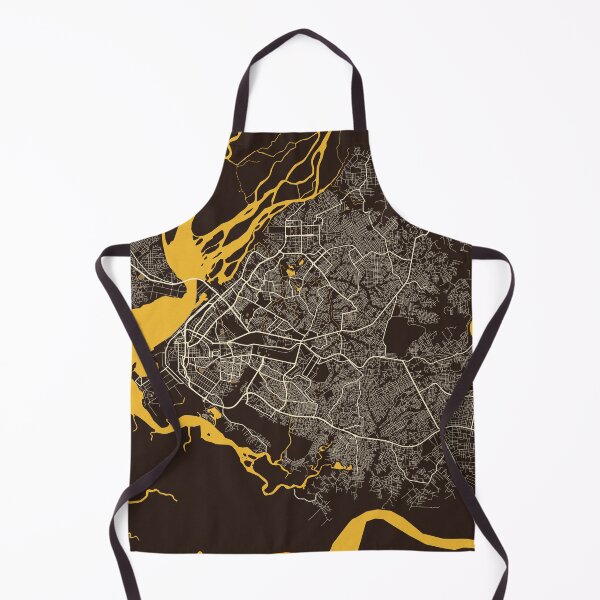 Item preview, Douala City Map of Littoral, Cameroon - Pastel designed and sold by deMAP.