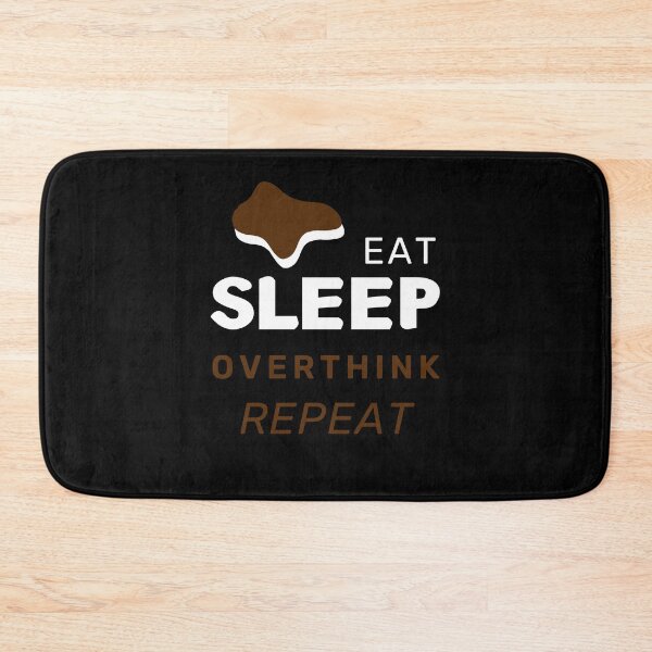 Item preview, Eat Sleep Overthink Repeat Funny Saying Novelty Gift designed and sold by Alieso.