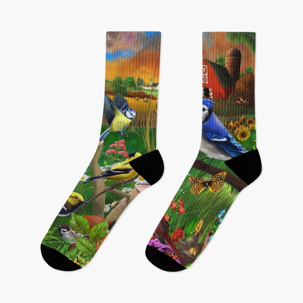 Item preview, American Sunflower Birds designed and sold by GeraldNewtonArt.