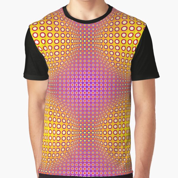 Vasarely style Graphic T-Shirt