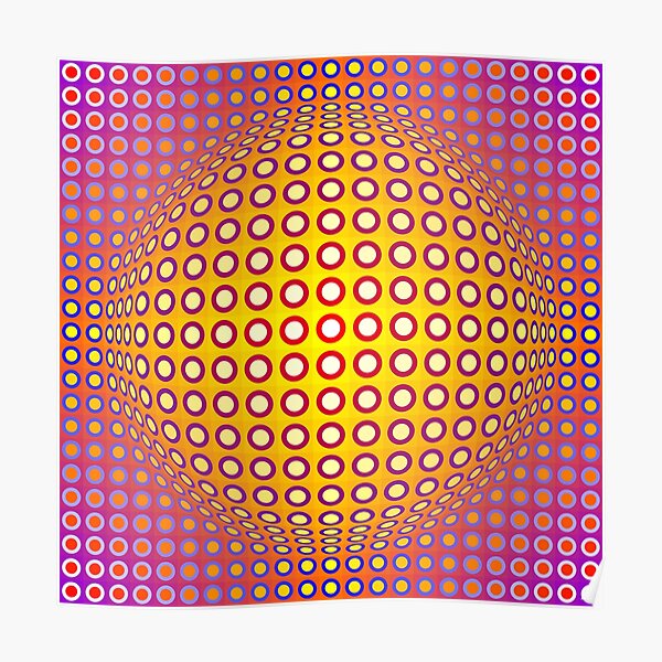 Style Vasarely Poster
