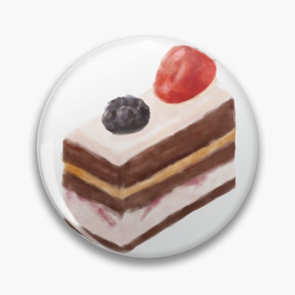 Item preview, Chocolate cake (digital watercolour) designed and sold by carmwong.