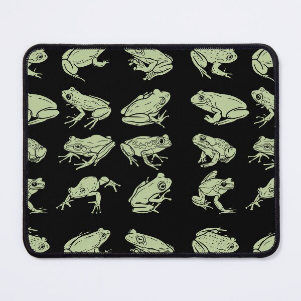 Item preview, Frogs - Froggo Amphibian Print Pattern designed and sold by RoughShirts.
