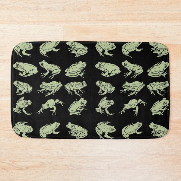 Item preview, Frogs - Froggo Amphibian Print Pattern designed and sold by RoughShirts.