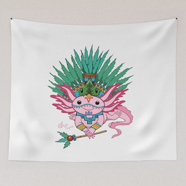 Item preview, aztec axolotl designed and sold by TsapunDariaArt.