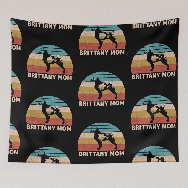 Item preview, Brittany Dog Mom The Walking Mom Evolution Dog Walker Essential Love Pet Love Dog Gift Premium Apparel Funny Holiday Xmas designed and sold by DesignByHeartUK.