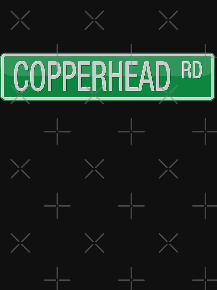 008 Copperhead Road Street Sign T Shirt By Reapolo Redbubble