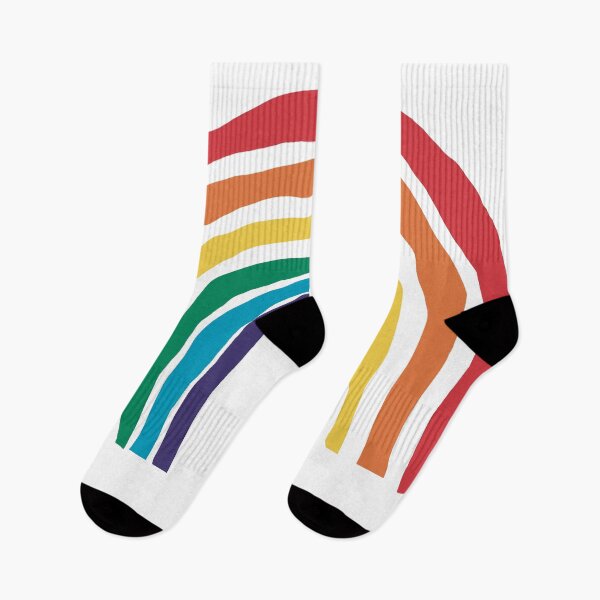 Artikelvorschau, LGBTQ-Stolz Wonky Rainbow entworfen und verkauft von JessDaniArt.