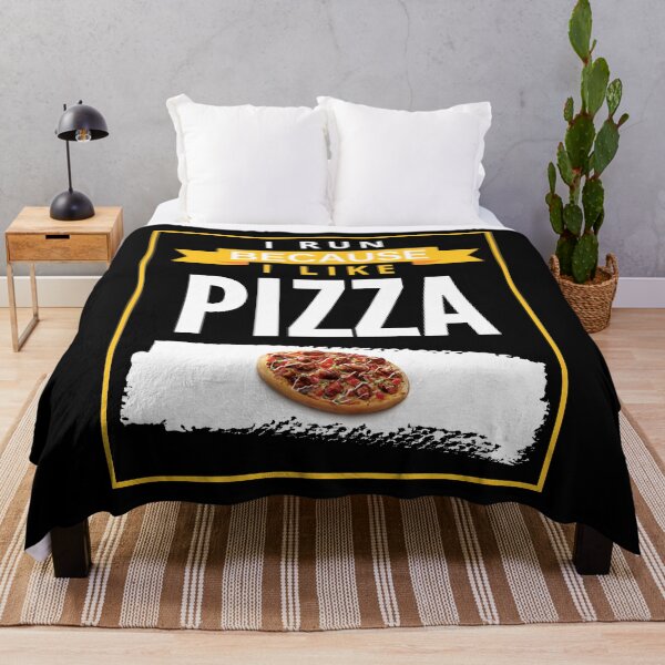 Item preview, I Run Because I Really Like Pizza Funny Novelty Running designed and sold by Alieso.