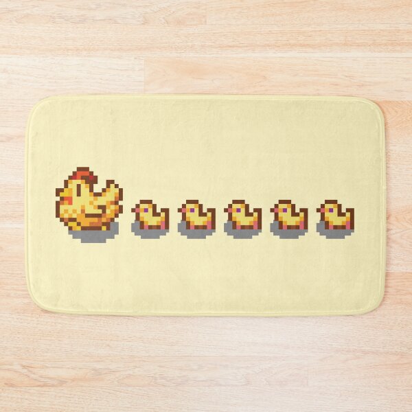 Item preview, Stardew Valley Gold Chicken and Chicks designed and sold by aiya-pixels.