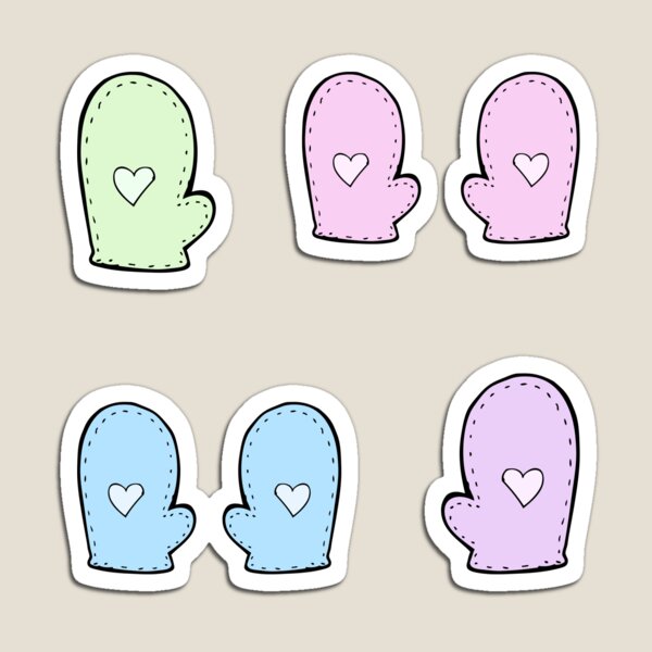 Cute Colorful Oven Mitt Sticker for Sale by Kristina Ann Cakes