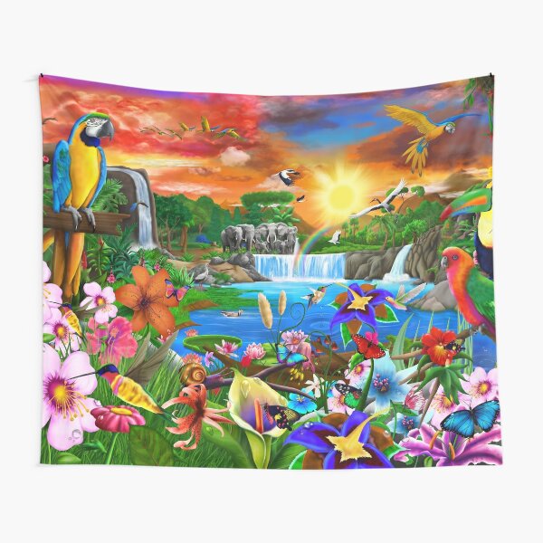 The Amazing Exotic Land Tapestry