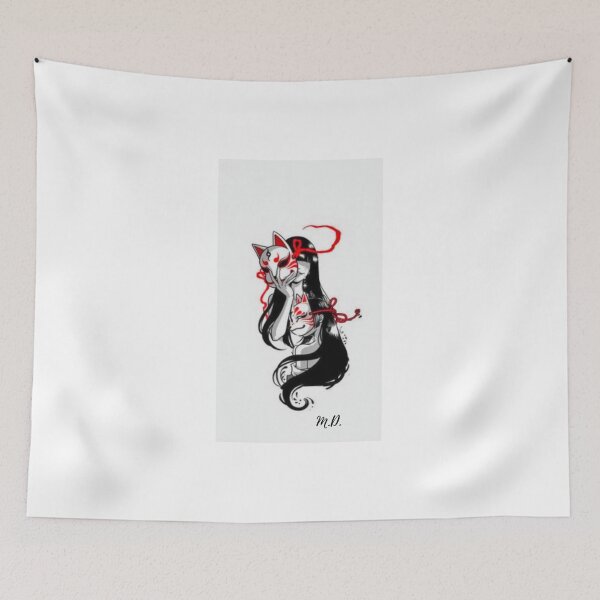 Item preview, Japanese Fox Mask designed and sold by MilicaaD.