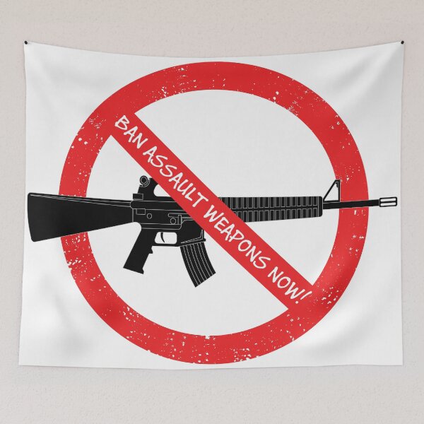 Item preview, Ban Assault Weapons Now designed and sold by Maxwell-More.