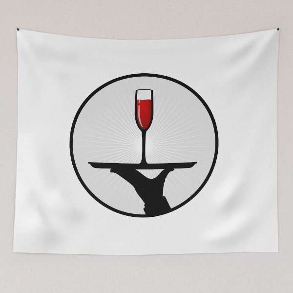 Item preview, Waiter Serving Red Wine designed and sold by Teenker.