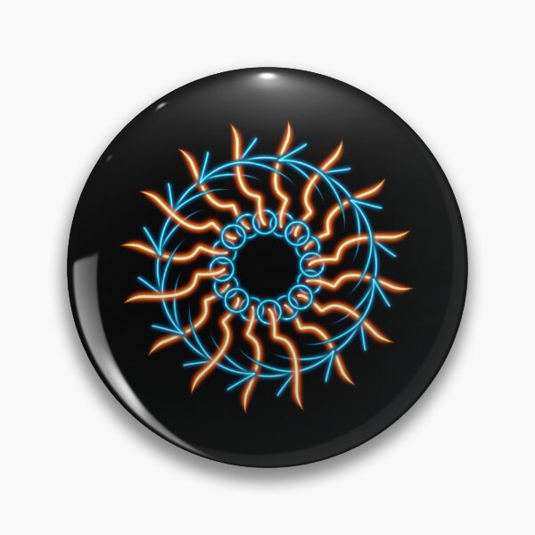 Item preview, Mandala of lights and circles, abstract art designed and sold by Meo Design.