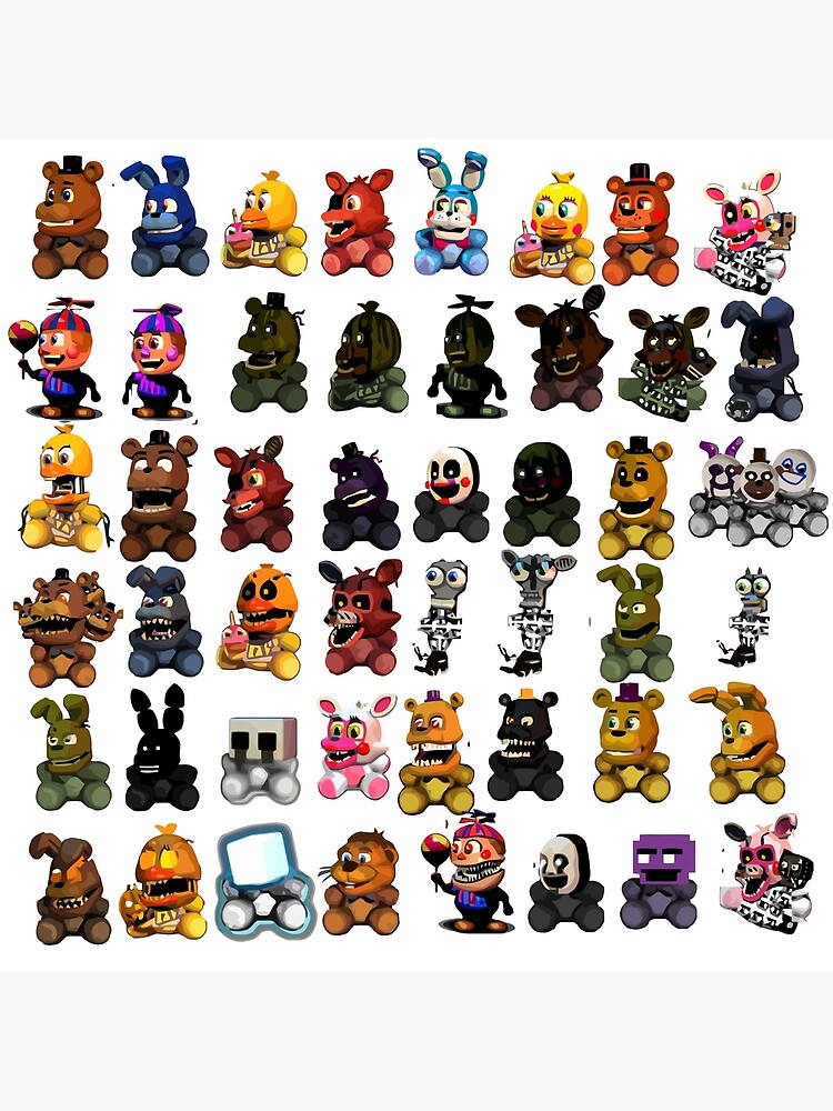 FNAF Characters SVG - Free FNAF Characters SVG Download