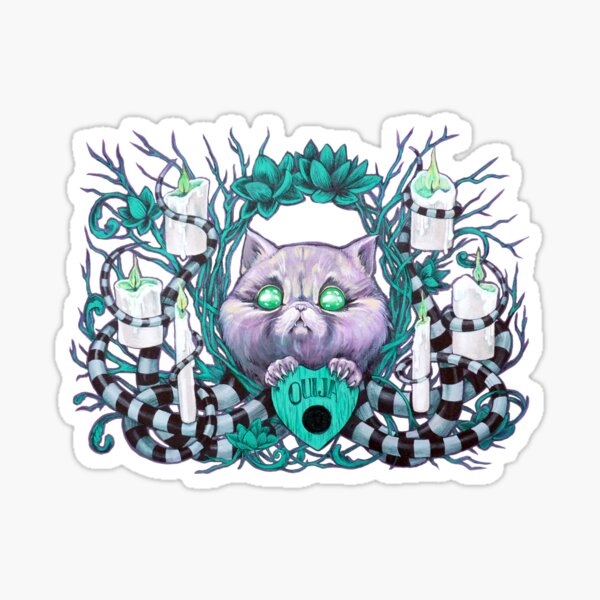 A Seance With Madame Meow-Meow, Gifted Medium Sticker