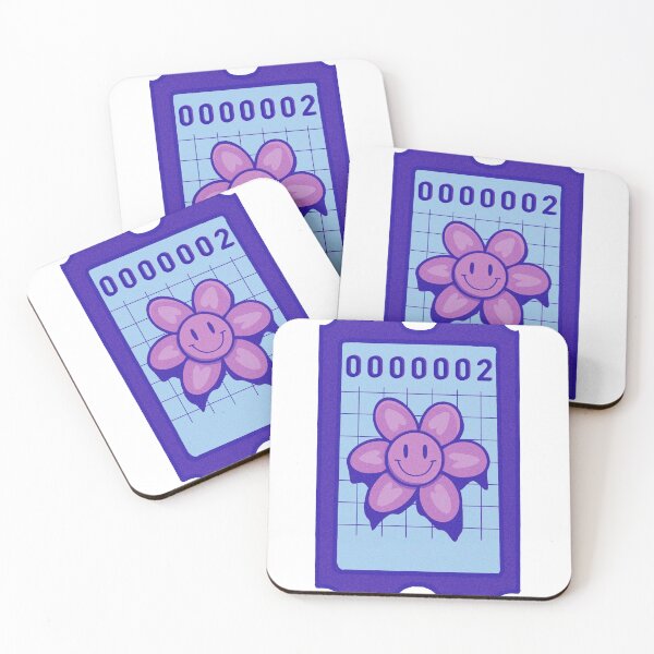 Item preview, Cute Arcade Machine Ticket with a Smiley Face Flower designed and sold by casnicol.