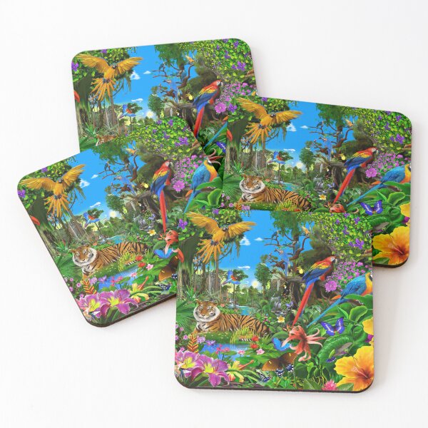 Item preview, Beautiful Jungle Sunrise designed and sold by GeraldNewtonArt.