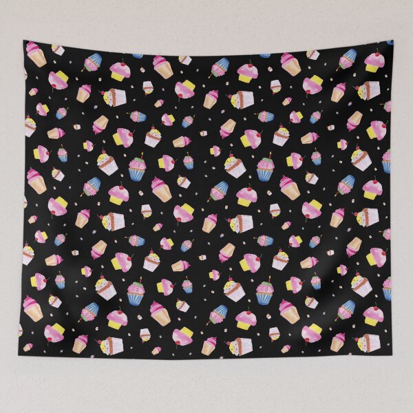Item preview, cupcake pattern designed and sold by stickers-packs.