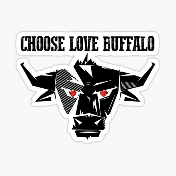 choose love buffalo T-shirt for Sale by VGCREATIONS6