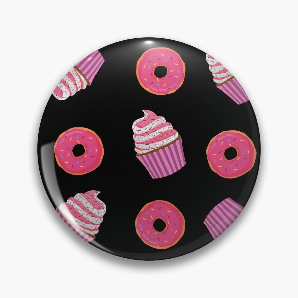 Item preview, cupcake and donuts pattern designed and sold by stickers-packs.