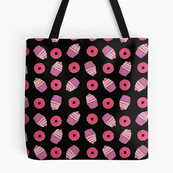 Item preview, cupcake and donuts pattern designed and sold by stickers-packs.