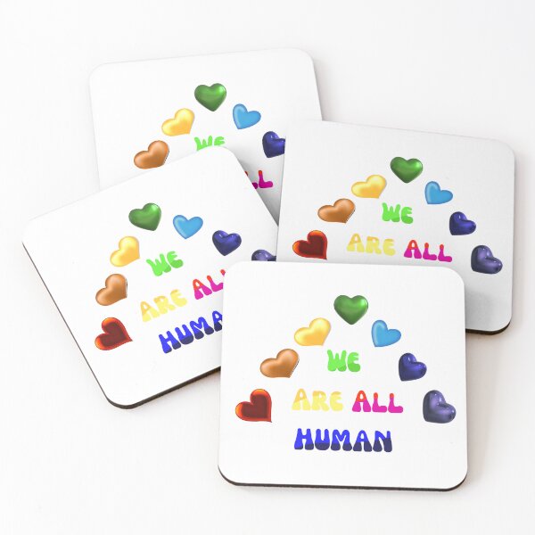 Item preview, We Are All Human  designed and sold by Puns-N-Such.