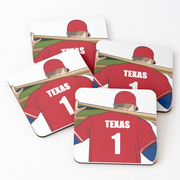 Item preview, Texas Baseball Jersey Number 1 Fan designed and sold by stinkylockers.