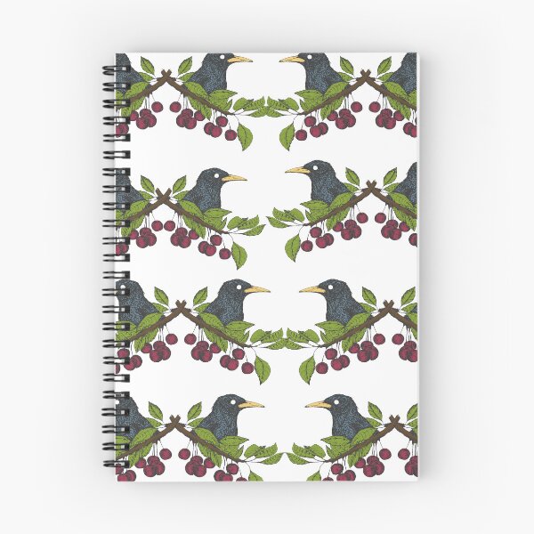 Item preview, Vintage Cherry and a Bird Pattern Retro Collection Seamless Pattern  designed and sold by tagmoj.