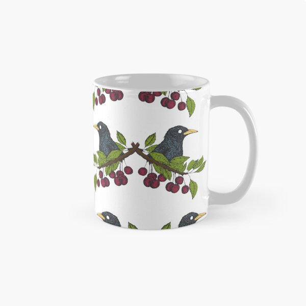 Item preview, Vintage Cherry and a Bird Pattern Retro Collection Seamless Pattern  designed and sold by tagmoj.