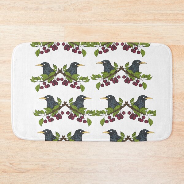 Item preview, Vintage Cherry and a Bird Pattern Retro Collection Seamless Pattern  designed and sold by tagmoj.