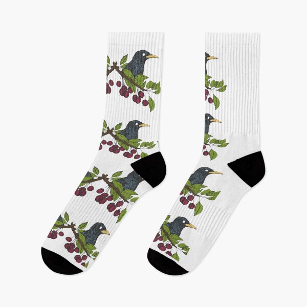 Item preview, Vintage Cherry and a Bird Pattern Retro Collection Seamless Pattern  designed and sold by tagmoj.